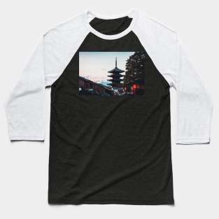 Kyoto Temple in Japan Baseball T-Shirt